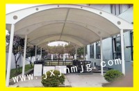 鹰潭市良胜电子公司走廊遮阳棚已完工