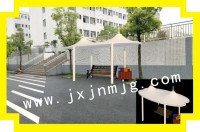 博硕五区吸烟区膜结构遮阳棚